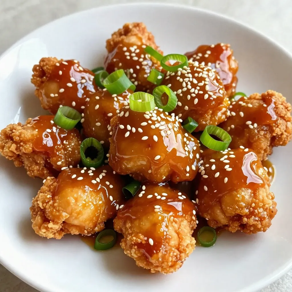 Honey Sriracha Chicken Bites Savory Flavor Delight