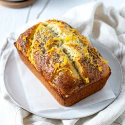 Lemon poppy seed bread shines with fresh, bright flavors. Here’s what you need: - 1 ½ cups all-purpose flour - 1 teaspoon baking powder - ½ teaspoon baking soda - ¼ teaspoon salt - ¾ cup granulated sugar - 2 large eggs - ½ cup plain Greek yogurt - ⅓ cup vegetable oil - Zest of 2 lemons - 2 tablespoons fresh lemon juice - 2 tablespoons poppy seeds Each ingredient plays a key role. The flour gives structure. Baking powder and baking soda help it rise. Salt balances the sweet taste. Sugar adds sweetness and moisture. Eggs bind everything together. Greek yogurt keeps it moist and adds a nice tang. Vegetable oil ensures the bread stays soft. Lemon zest and juice provide that zesty flavor we love. Finally, poppy seeds add a delightful crunch. Gather these ingredients to create your own lemon poppy seed bread. You’ll enjoy the process and the tasty result! {{ingredient_image_1}} First, set your oven to 350°F (175°C). This is the perfect temperature for baking. Next, prepare your loaf pan. You can grease it with butter or line it with parchment paper. This helps the bread come out easily. In a medium bowl, whisk together the flour, baking powder, baking soda, and salt. Make sure they mix well. This step is key for a fluffy bread. Set this bowl aside once done. In a large bowl, combine the sugar and lemon zest. Use a fork or whisk to mix them until fragrant. Then, add the eggs. Whisk them until the mixture turns pale and frothy. Next, stir in the Greek yogurt, vegetable oil, and lemon juice. Mix until it is smooth and well combined. Now, it’s time to bring both mixtures together. Gradually fold the dry ingredients into the wet ingredients. Mix just until no dry flour remains. Be careful not to overmix! Finally, gently fold in the poppy seeds. They add a nice crunch. Pour the batter into your prepared loaf pan. Smooth the top with a spatula for a nice finish. To get the best texture in your lemon poppy seed bread, avoid overmixing. When you mix too much, the bread can become dense and tough. Mix just until you don’t see any dry flour. This helps keep it light and fluffy. Also, let your ingredients come to room temperature before mixing. Eggs and yogurt mix better when they are not cold. This simple step makes a big difference in the final outcome. You can boost the flavor even more by adding extra lemon zest. Consider using zest from three lemons instead of two for a stronger lemon taste. You could also mix in some vanilla or almond extract for a unique twist. A pinch of cinnamon can add warmth and depth, too. To test if your bread is done, insert a toothpick into the center. If it comes out clean, your bread is ready. If it has batter on it, bake for a few more minutes. Baking times can vary based on your oven. If your oven runs hot, check the bread a bit early. For a cooler oven, it may need a few extra minutes. Always keep an eye on it to avoid overbaking. Pro Tips Use Fresh Lemons: For the best flavor, always use freshly grated lemon zest and freshly squeezed lemon juice. The oils in the zest provide a vibrant citrus aroma that enhances the bread's taste. Don't Overmix: When combining the dry ingredients with the wet ingredients, mix just until no dry flour remains. Overmixing can lead to a dense texture rather than a light and fluffy loaf. Check for Doneness: Ovens can vary, so start checking your bread a few minutes before the suggested baking time. Insert a toothpick into the center; it should come out clean when the bread is done. Storage Tips: To keep your lemon poppy seed bread fresh, store it in an airtight container at room temperature for up to 3 days, or wrap it tightly and freeze for up to 2 months. {{image_2}} You can easily change the taste of your lemon poppy seed bread. Adding fresh blueberries or raspberries gives it a fruity twist. Use about 1 cup of berries. Gently fold them into the batter just before baking. Another fun option is using almond extract. Swap out a teaspoon of vanilla for almond. This will add a nutty flavor that pairs well with lemon. Try it next time for a new experience! If you need a gluten-free option, you can use gluten-free flour. Look for a blend that works well for baking. Measure the same amount as all-purpose flour. You might need to add more liquid, so keep an eye on the batter. Also, let the batter sit for a few minutes. This helps the gluten-free flour absorb moisture. Your bread will still turn out soft and tasty! To make this recipe vegan, you can replace the eggs and yogurt. Use flax eggs instead. Simply mix 1 tablespoon of flaxseed meal with 3 tablespoons of water for each egg. For the yogurt, try unsweetened plant-based yogurt. This keeps the texture smooth. Your lemon poppy seed bread will still be moist and full of flavor! After baking, let the bread cool in the pan for 10-15 minutes. This helps set the texture. Then, transfer the bread to a wire rack to cool completely. Cooling is key. It prevents soggy bread and keeps it fresh longer. To keep lemon poppy seed bread fresh, wrap it tightly. Use plastic wrap or aluminum foil. You can also place it in an airtight container. This keeps moisture in and air out. Store it at room temperature for up to 3 days. If it lasts longer, refrigerate it to prevent spoilage. To freeze, wrap the bread well in plastic wrap. Then, place it in a freezer bag. This helps keep the bread tasty for up to 3 months. When you’re ready to eat it, thaw at room temperature. You can also warm it in the oven for a few minutes. Enjoy that fresh taste again! No, you cannot directly swap lemon juice for zest. Lemon zest has oils that add flavor. It gives a fresh taste you can’t get from juice alone. Zest comes from the outer layer of the lemon peel. Juice is sour and watery, which changes the bread's texture. Use both for the best taste. Your bread is done when a toothpick comes out clean. Insert it in the center of the loaf. If it has wet batter, bake it a bit longer. The top should be golden brown, and the edges may pull away from the pan. This shows it's baked through. This bread pairs well with many things. Try butter for richness or cream cheese for a smooth spread. Add fresh fruit like berries for a bright touch. A cup of tea or coffee also matches nicely. You can enjoy it at breakfast or as a snack. When stored correctly, it lasts about 3 to 5 days at room temperature. Keep it in an airtight container. For longer storage, you can freeze it. Wrap the bread in plastic wrap, then foil. This way, it lasts for about 3 months in the freezer. This blog post gave you all you need to make lemon poppy seed bread. You learned the key ingredients and step-by-step instructions. Tips for texture and flavor made the process easier. You also explored fun variations and storage tips to keep your bread fresh. With these ideas, you can bake with confidence. I hope you enjoy making this tasty treat!